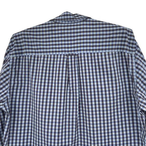 Tommy Bahama Button Front Long Sleeve Plaid Shirt Men's Size XXL Blue - Picture 4 of 10